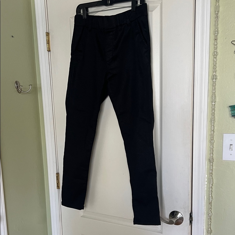 BEVY FLOG Black Patterned Trousers